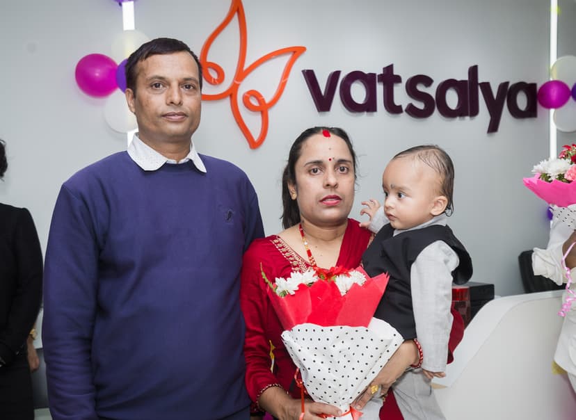 Video testimonial by After years of uncertainty, Vatsalya gave us hope—and now we hold our little miracle in our arms.