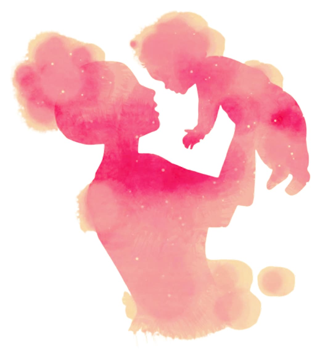 Patients with their baby