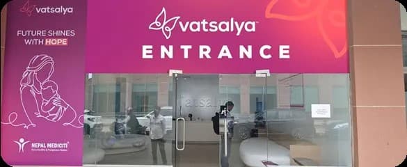 Happy family with healthcare providers